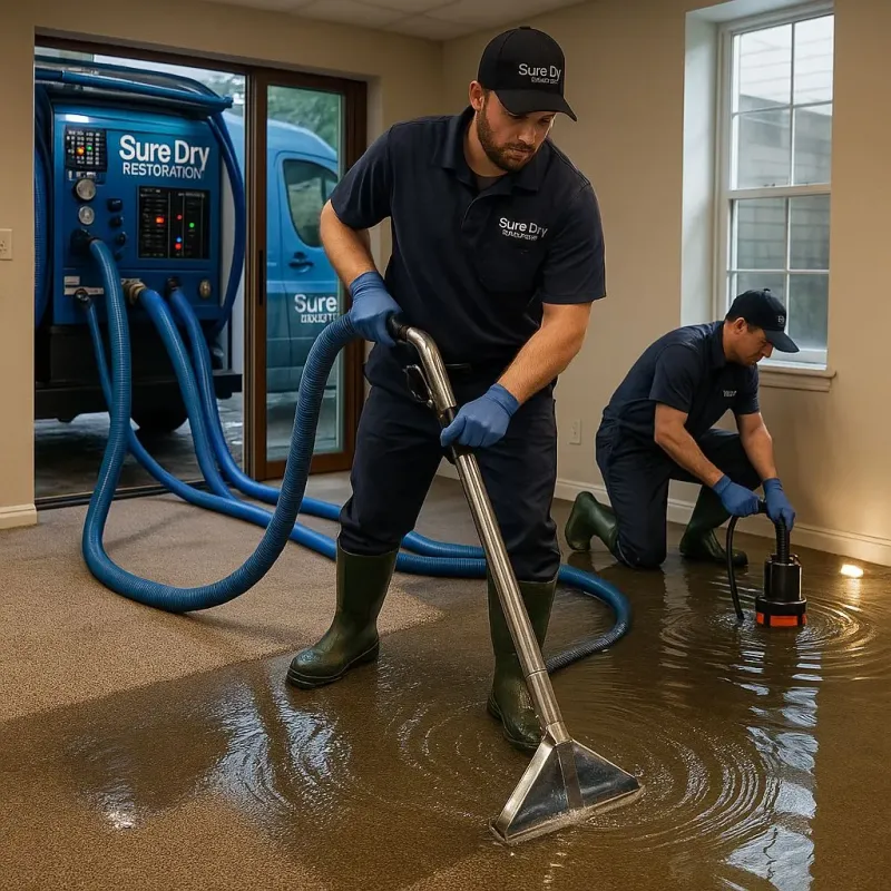 Water Extraction and Removal process in Bullard, TX